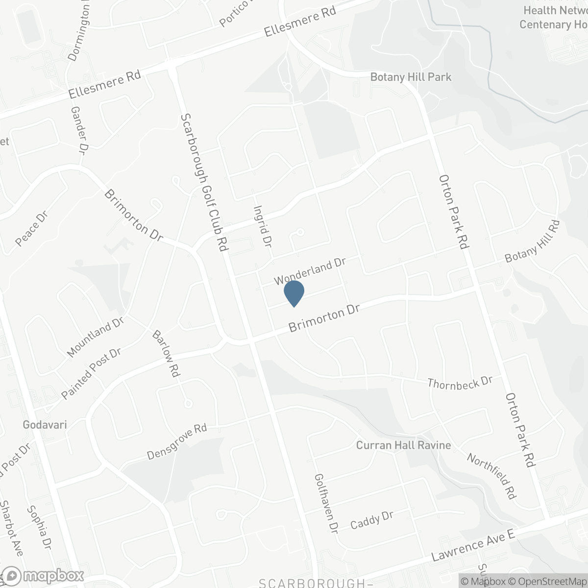 16 HOSHLEGA DRIVE, Toronto, Ontario M1G 2X5